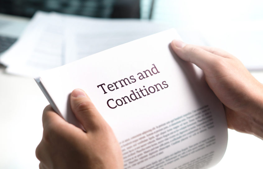 contract terms and conditions