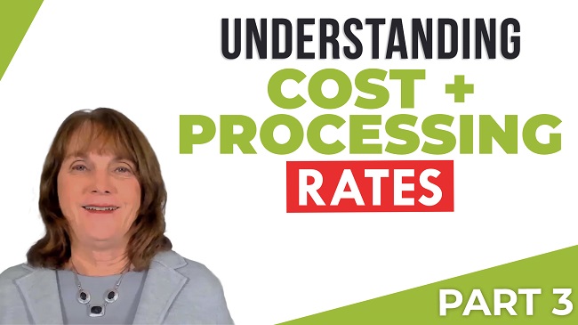 Understanding Cost + Processing Rates