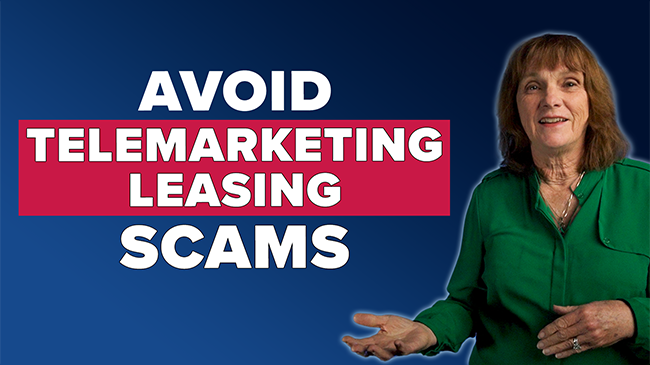 Avoid Telemarketing Leasing Scams Featured Image